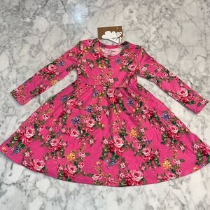 NWT ANGEL DEAR PINK DRESS 18/24M